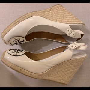 Tory Burch White Espadrille